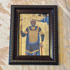 Roman Byzantine Emperor Basil II 5x7 portrait