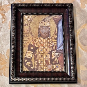 John Komnenos Byzantine Roman Emperor, Framed 5x7 Photo