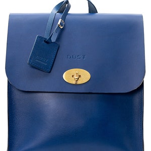 cc 22 mini backpack wasted blue denim silver hardware