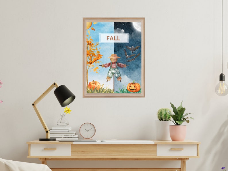 Seasons Classroom Poster - Summer Spring Winter Fall - Set of 4 ...