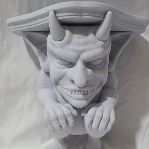 3D Printed Gargoyle Shelf: Gothic Home Decor