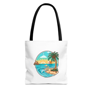 Fun Beach SceneTote Bag