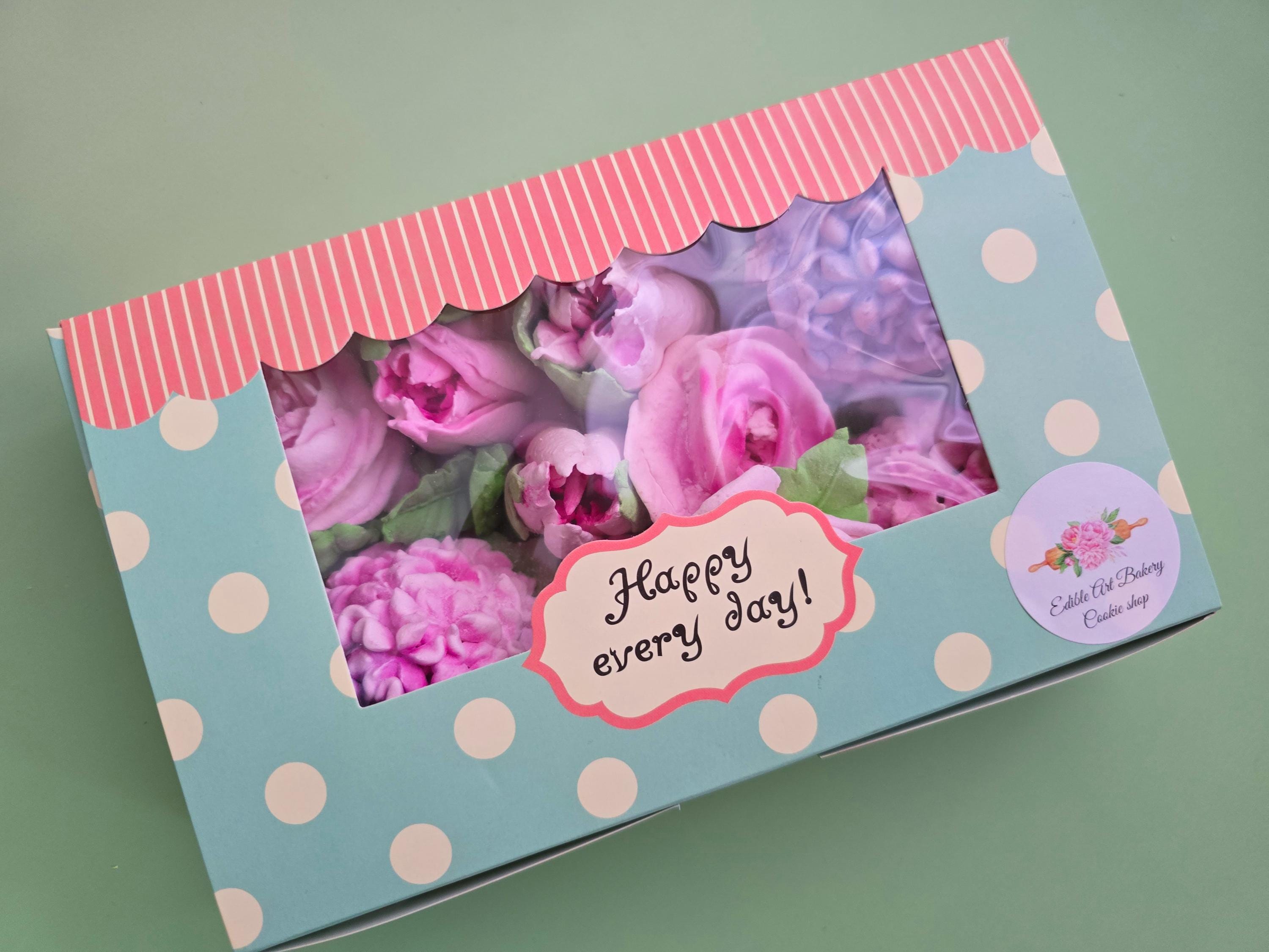 Marshmallow Zephyr Flowers Rose Hydrangea Tulips Adorable Present