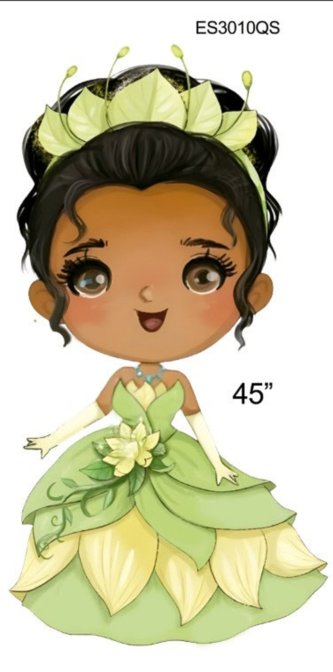 ES3010QS Little Princess Tiana - Etsy