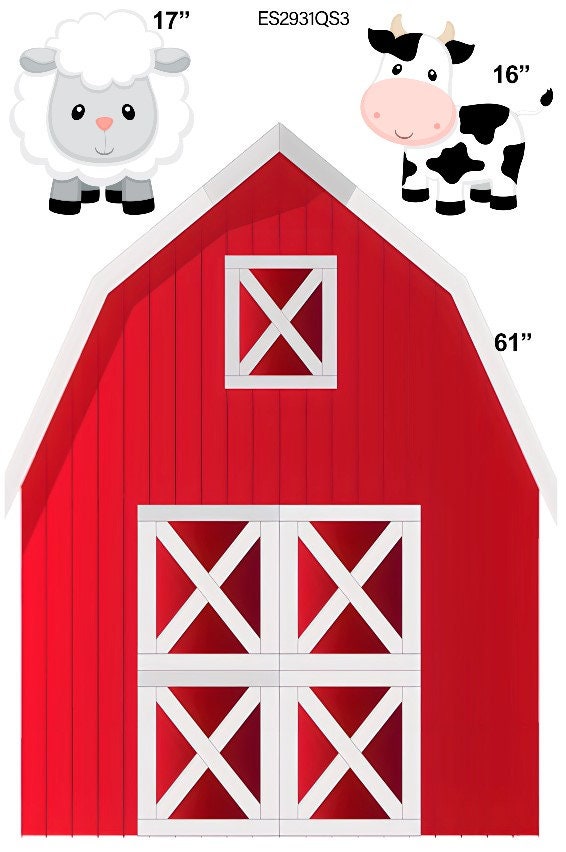 ES2931QS3 Animals & Barn Farm - Etsy