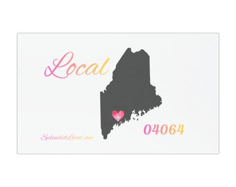 Old Orchard Beach Maine 04064 Car Magnets Splendid Local Gift Cape Cod Pink Gradient