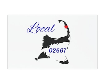 Wellfleet Massachusetts 02667 Car Magnets Splendid Local Gift Cape Cod Solid Black