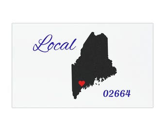 Old Orchard Beach Maine 04064 Car Magnets Splendid Local Gift Black Solid