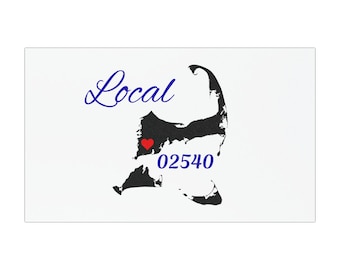 Falmouth Massachusetts 02540 Car Magnets Splendid Local Gift Cape Cod Solid Black
