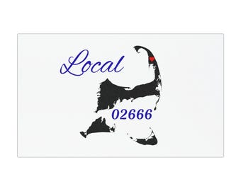 Truro Massachusetts 02666 Car Magnets Splendid Local Gift Cape Cod Solid Black