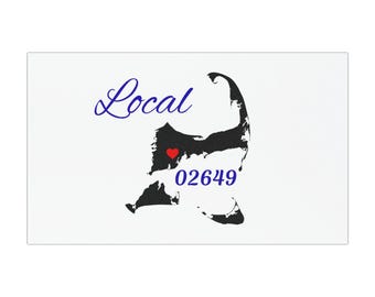 Mashpee Massachusetts 02649 Car Magnets Splendid Local Gift Cape Cod Solid Black