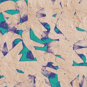 Ali nel cielo, decorazione da carta da parati astratta