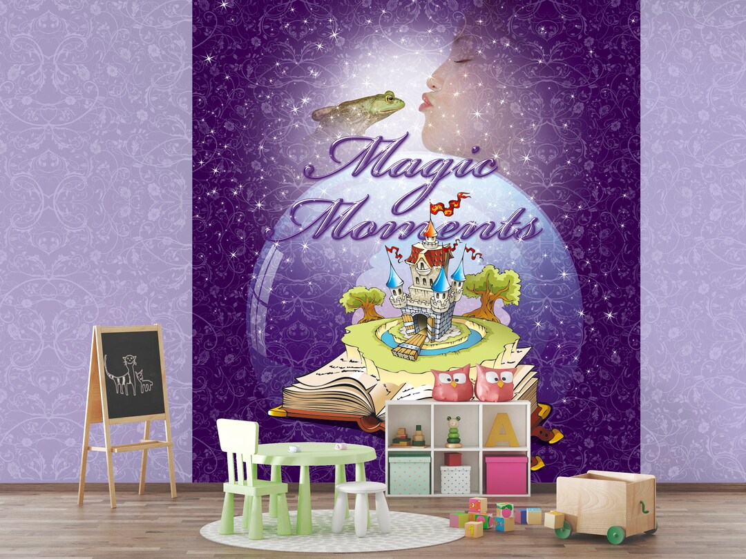 Enchanting Princess and the Frog Wallpaper for Kids' Room - Etsy