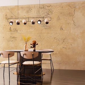Karte der Antike, Wallpaper Map, Wandkunst für Geschichtsliebhaber