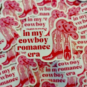 cowboy romance era sticker