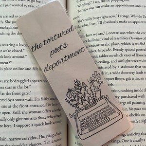 Tortured Poets Department bookmark