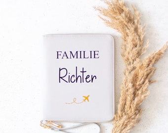 Reiseorganizer, Travelorganizer, Reiseorganizer Familie, personalisierte Dokumentenhülle, Mappe für Reisen