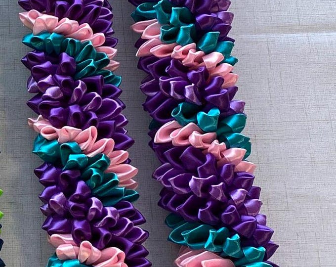 Forever / Flower Ribbon Leis - Graduation / Birthdays / Special Events ...