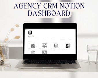 Projectbeheer van bureaus, CRM-notie-dashboardsjabloon, pijplijn- en klantenbeheer, deal- en verkooptracker, bedrijfsanalyse