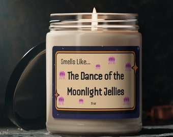 Stardew Valley, Dance of the Moonlight Jellies Scented Soy Candle, 9oz, Videogame Merch, Cozy Gamer, Cozy Videogame
