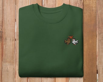 Stardew Valley Shirt, Pixel Art Shirt, Pixel Chicken, Videogame Shirt, Stardew Chicken, Stardew Sweatshirt, Stardew Crew Neck, Crewneck