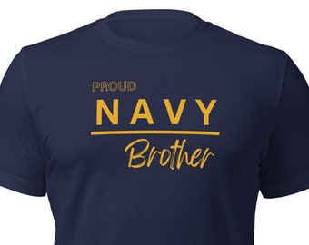 Navy Brother T-Shirt | Navy Brother Tee | Navy T-Shirt | Navy Tee | Military Tee | Military Apparel