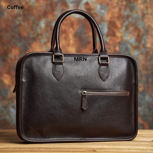 Sacoche pour ordinateur portable en cuir personnalisée pour homme Sac de travail pour homme Sac de bureau Sac à bandoulière Sac à bandoulière Sac de voyage Sac d'école Cadeaux pour lui et pour elle