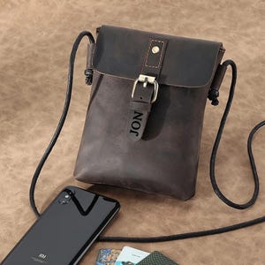 Sac bandoulière en cuir personnalisé pour homme Sac de voyage Sac en cuir Sac messager Sac à main pour homme Sac à bandoulière Sac cartable Cadeaux pour lui et pour elle