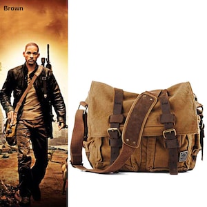 Sac à bandoulière en cuir personnalisé homme femme sac pour ordinateur portable en toile sac messager bandoulière en toile porte-documents de travail sac de voyage d'affaires cadeau pour lui