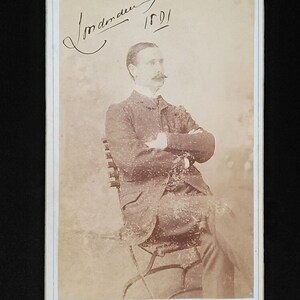 Lord Stewart Marquess Londonderry Signed Royal CDV Photo Cabinet Card Viscount
