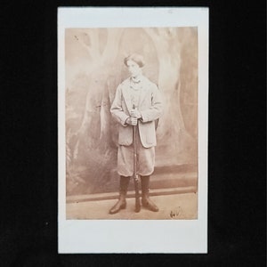 Baron Lordkanzler Irland Sir Joseph Napier signiertes königliches CDV-Fotodokument