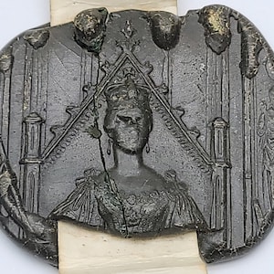 Antieke koningin Victoria Engeland Royal Privy Document Lakzegel Brits Royalty Verenigd Koninkrijk