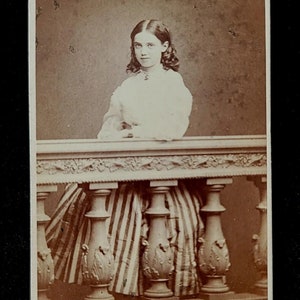 1867 Princess Thyra of Denmark Signed Cabinet Card CDV Photo Document Royalty DK
