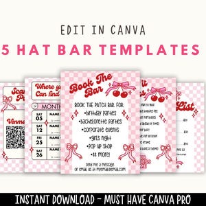 Canva Hat Bar Template