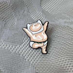Buff Baby Finn the Human Pin
