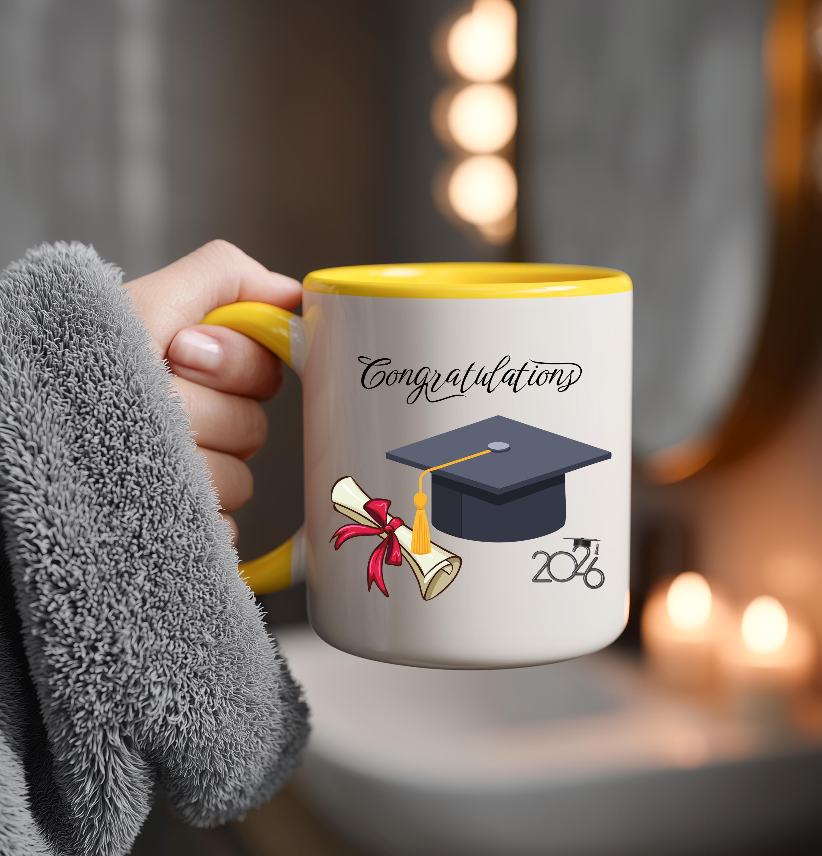 Graduation Mug 2026, Cap Diploma Ceramic Cup, Class of 2026 Keepsake ...