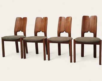 4x chaises danoises du milieu du siècle