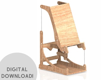 Amazing Hanging Phone Stand Holder Laser Cutting SVG File CDR File DXF File For Laser Cutting Machine
