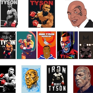 Mike tyson svg png bundle, Mike tyson Vector, Myke tyson poster, Instand Download