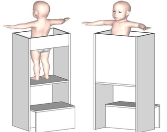 Plans de la tour d'apprentissage Montessori