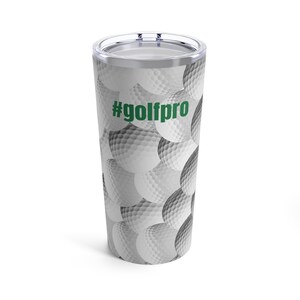 Tumbler 20oz, Golfer, Golf Ball, Golf Professional, Green, Golfing, Golf Ball Tumbler, Golf Pro, Fun Tumbler, Golf Balls, Dad, Unique Gift