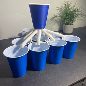 Bier Pong Trichter / Beer Pong Funnel / für 10 Becher auf einmal Bild 3