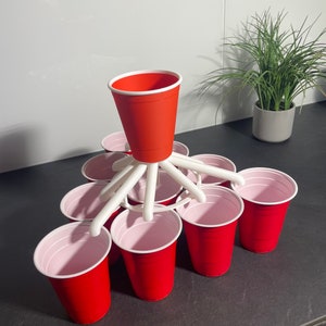 Beer Pong Funnel / Beer Pong Funnel / for 10 cups at once