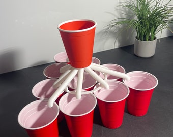 Bier Pong Trichter / Beer Pong Funnel / für 10 Becher auf einmal