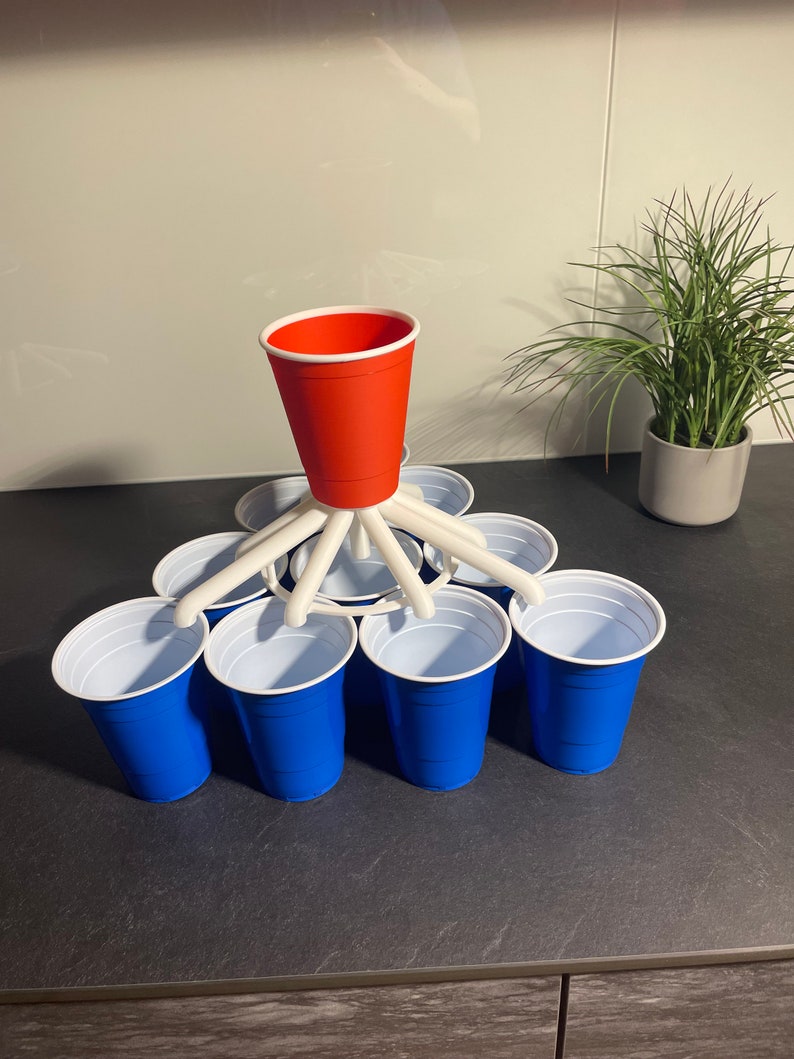 Bier Pong Trichter / Beer Pong Funnel / für 10 Becher auf einmal Bild 2