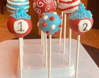 Thing 1 Thing 2 Cakepops