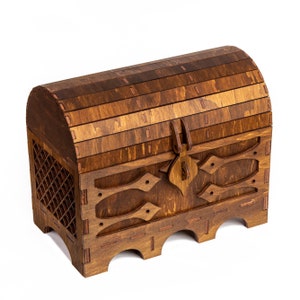 Intricately Designed Laser-Cut Chest Digital File - Customizable DIY Project Inactive