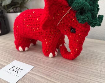 ストロベリーエレファント ブレインロット ぬいぐるみ - Etsy 日本