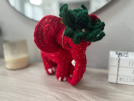 ストロベリー ぬいぐるみ ハンドメイド mofusand MERCI STRAWBERRY かご入りぬいぐるみ(赤いちご) | mofusand