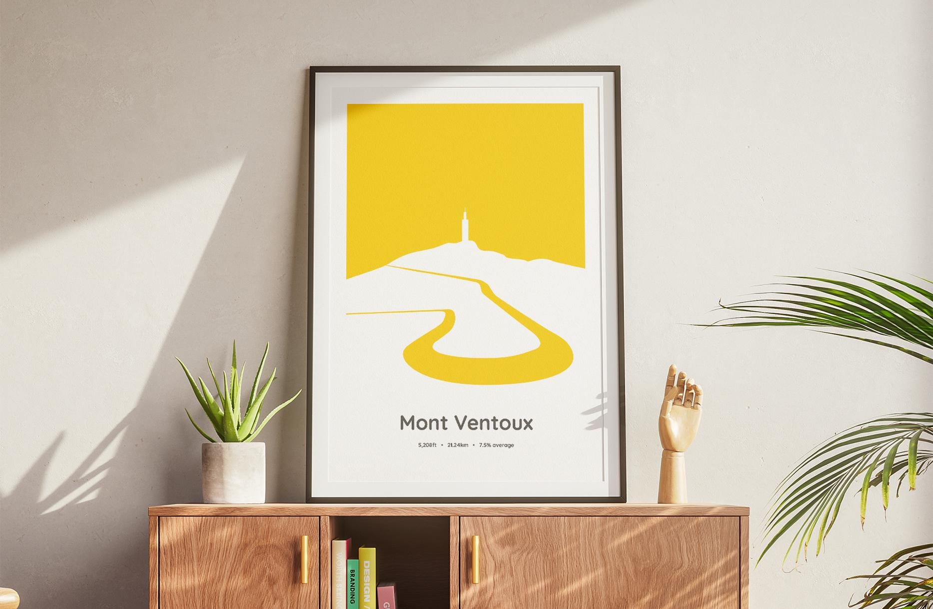 Mont Ventoux Le Tour Mont Ventoux Poster Cycling poster Gift for Cyclist Gift for Dad Gift for Tour fan  Famous TDF mountain Ventoux Le-tour